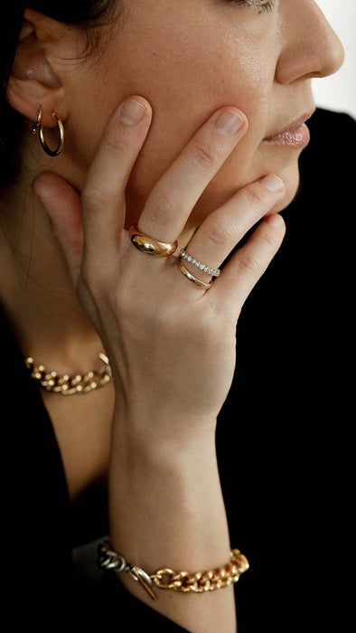 Half Eternity Diamond Ring