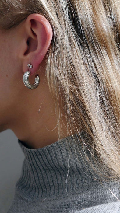 Diamond & Opal Studs